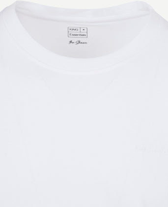 King essentials the shawn t-shirt wit | Regular-fit