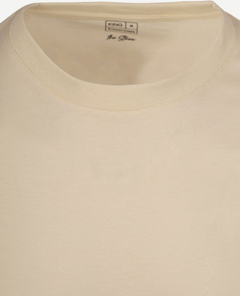 King essentials the steve t-shirt beige | Regular-fit