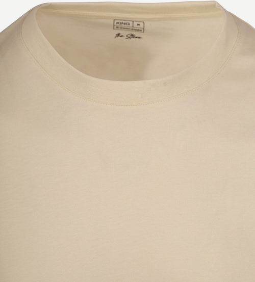 King essentials the steve t-shirt beige | Regular-fit