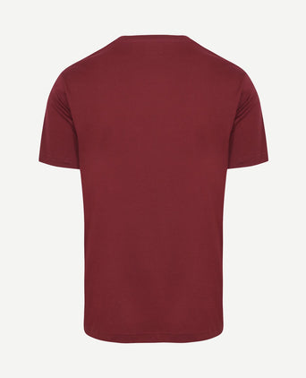 The steve t-shirt burgundy