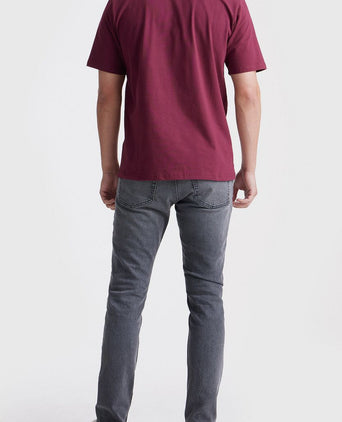 King essentials the steve t-shirt burgundy | Regular-fit