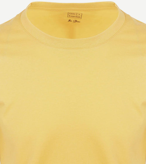 King essentials the steve t-shirt geel | Regular-fit