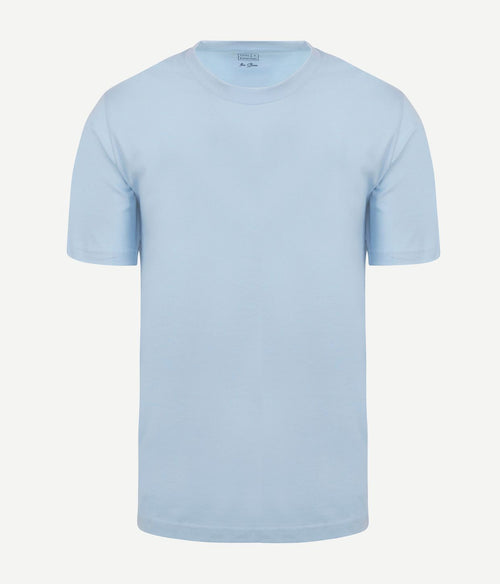 King essentials the steve t-shirt lichtblauw | Regular-fit