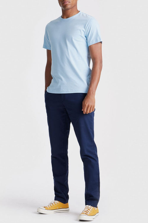 King essentials the steve t-shirt lichtblauw | Regular-fit