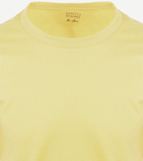 King essentials the steve t-shirt lichtgeel | Regular-fit