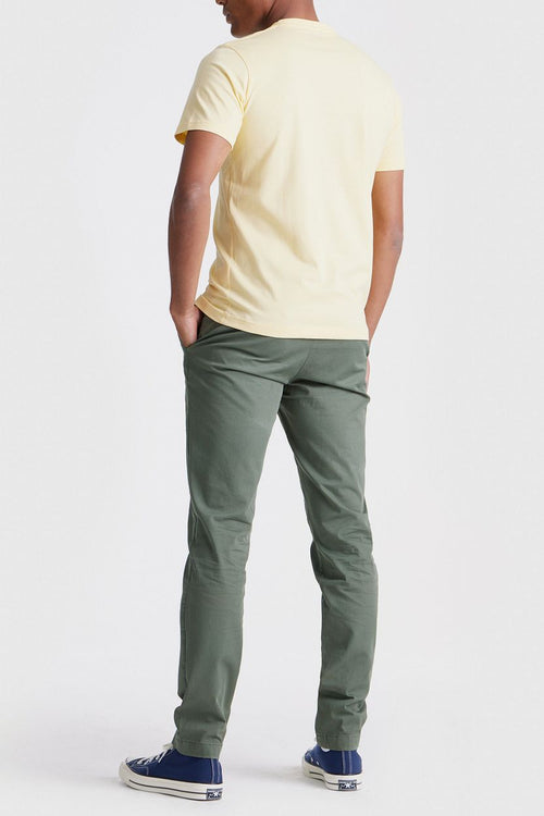 King essentials the steve t-shirt lichtgeel | Regular-fit