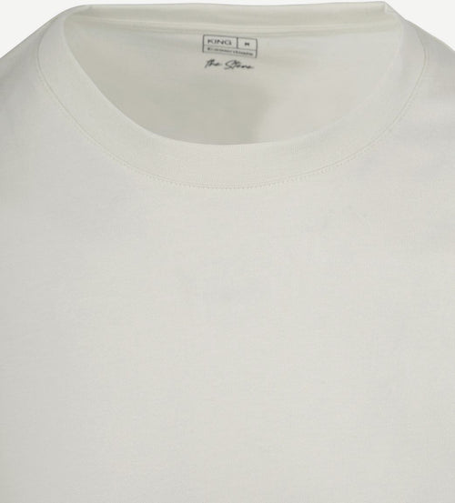 King essentials the steve t-shirt lichtgrijs | Regular-fit