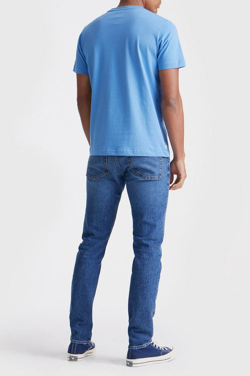 King essentials the steve t-shirt mid blauw | Regular-fit