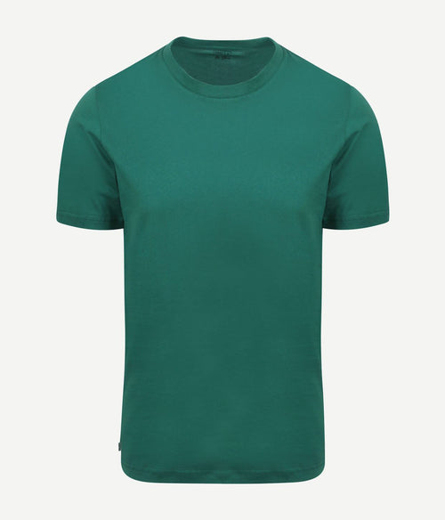 King essentials the steve t-shirt mid groen | Regular-fit