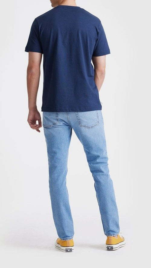 King essentials the steve t-shirt donkerblauw | Regular-fit