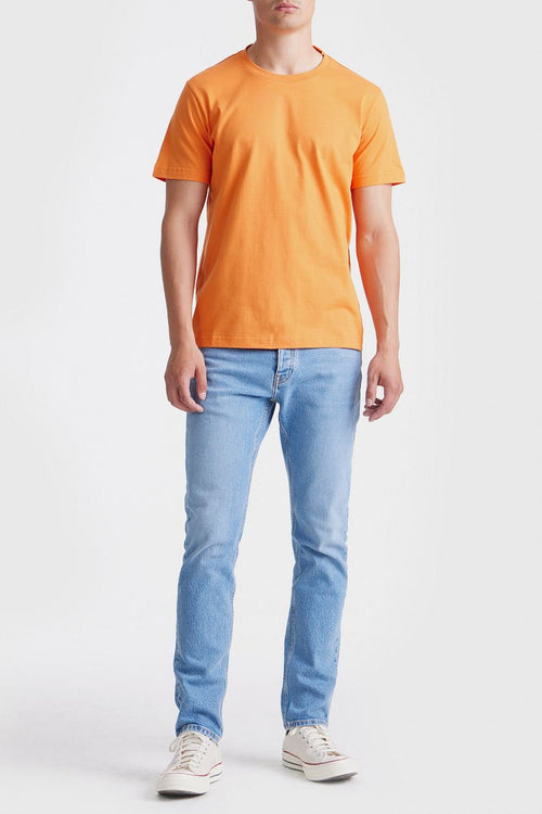King essentials the steve t-shirt oranje | Regular-fit