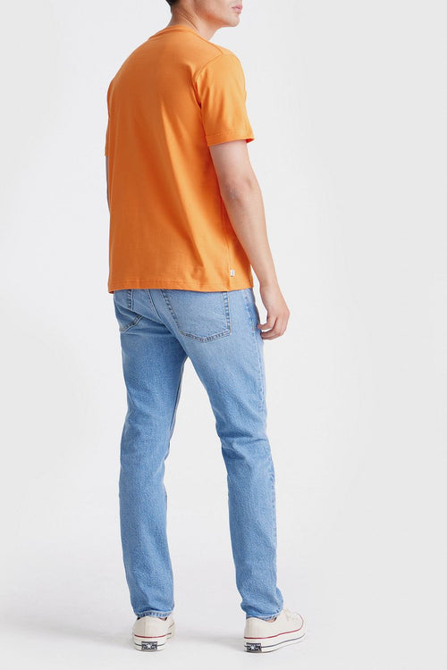 King essentials the steve t-shirt oranje | Regular-fit