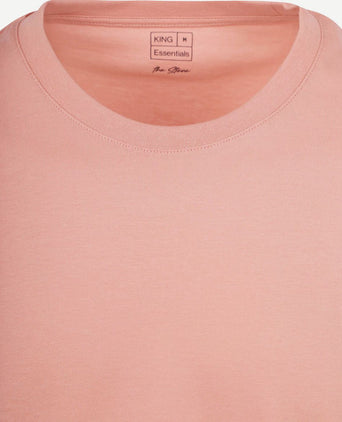 King essentials the steve t-shirt roze | Regular-fit