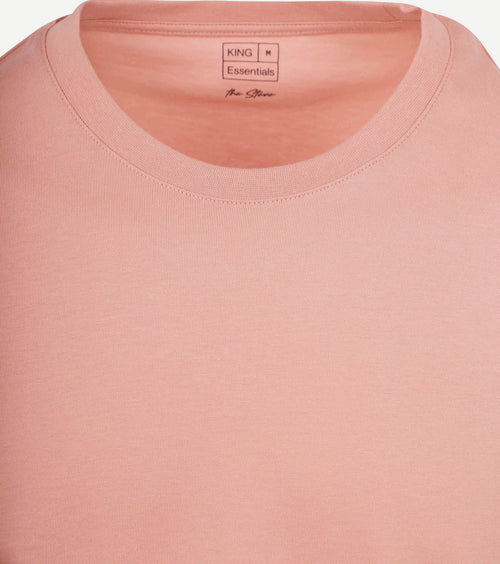 King essentials the steve t-shirt roze | Regular-fit