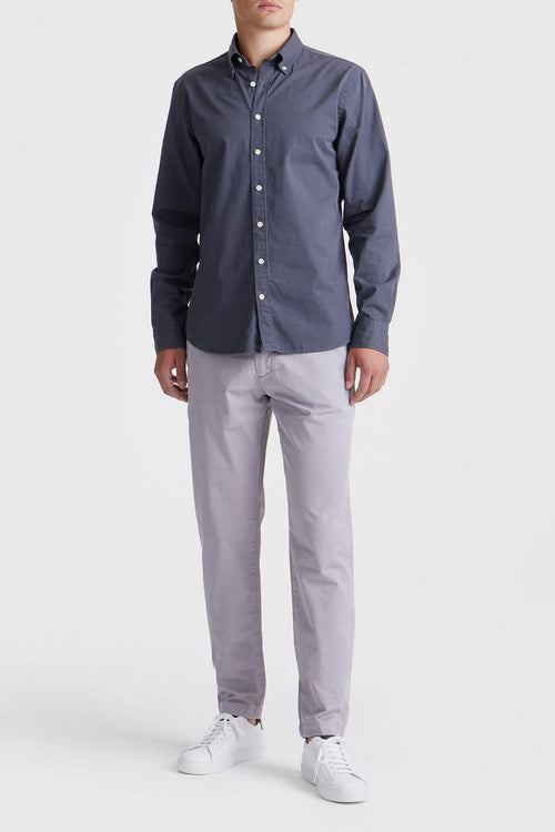 King essentials the tommy overhemd antraciet | Regular-fit