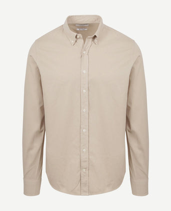 King essentials the tommy overhemd beige | Regular-fit