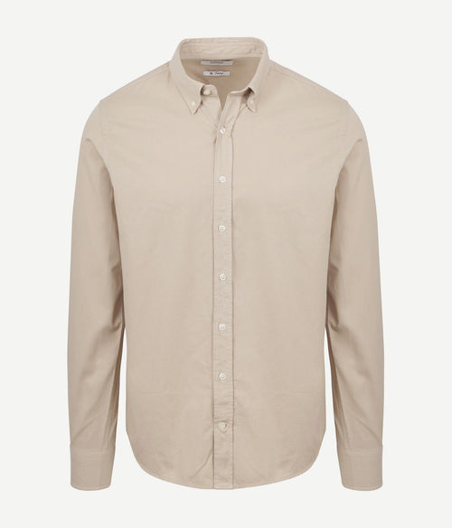 King essentials the tommy overhemd beige | Regular-fit