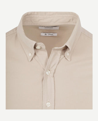 King essentials the tommy overhemd beige | Regular-fit