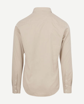 King essentials the tommy overhemd beige | Regular-fit