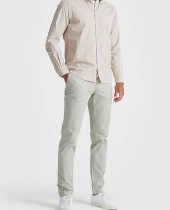 King essentials the tommy overhemd beige | Regular-fit