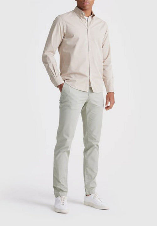 King essentials the tommy overhemd beige | Regular-fit