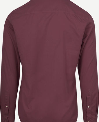 King essentials the tommy overhemd bordeaux | Regular-fit