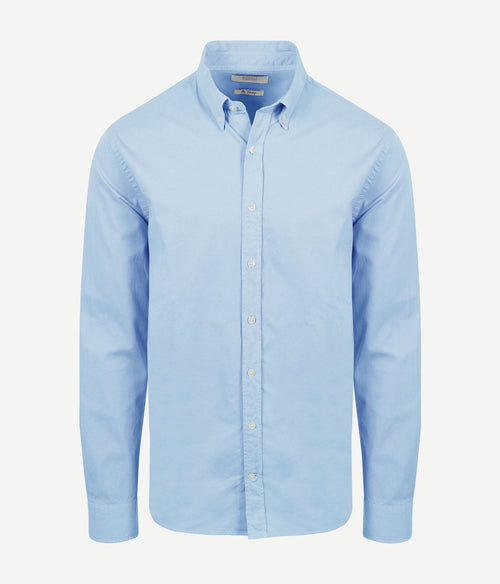 King essentials the tommy overhemd lichtblauw | Regular-fit