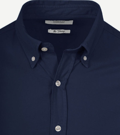 King essentials the tommy overhemd donkerblauw | Regular-fit
