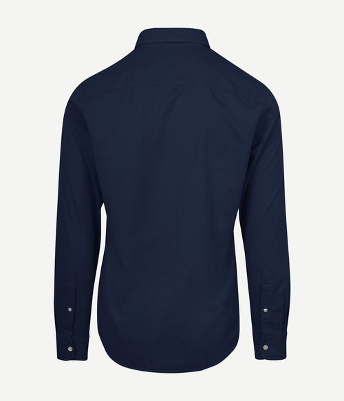 King essentials the tommy overhemd donkerblauw | Regular-fit