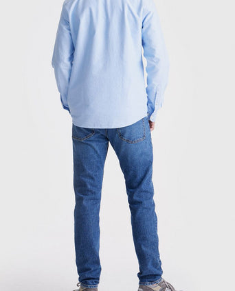 King essentials the tommy Oxford overhemd lichtblauw | Regular-fit