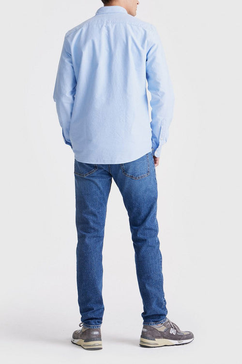 King essentials the tommy Oxford overhemd lichtblauw | Regular-fit