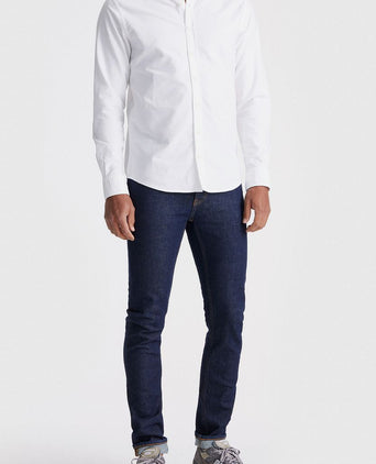 King essentials the tommy Oxford overhemd wit | Regular-fit