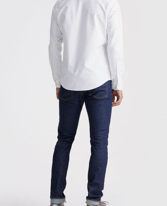 King essentials the tommy Oxford overhemd wit | Regular-fit