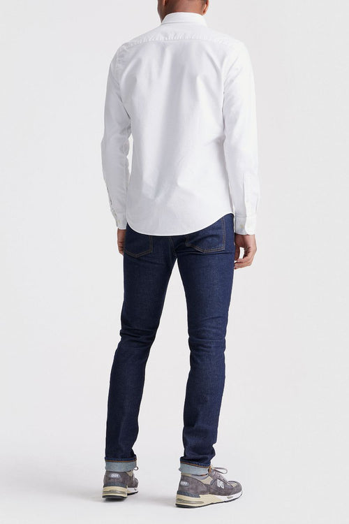 King essentials the tommy Oxford overhemd wit | Regular-fit