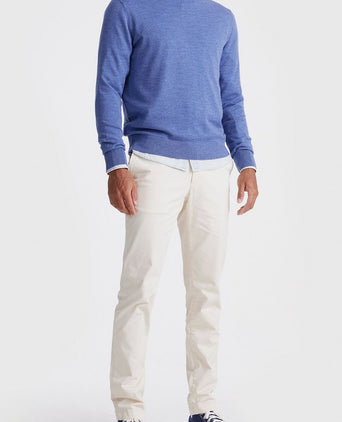 The john pullover merino mid blauw