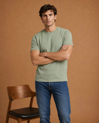 The steve t-shirt lichtgroen