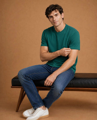 The steve t-shirt mid groen