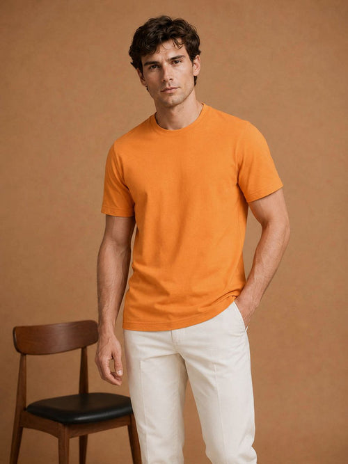 The steve t-shirt oranje