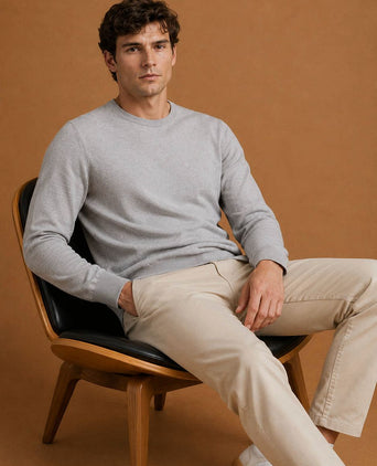 The john pullover merino grijs
