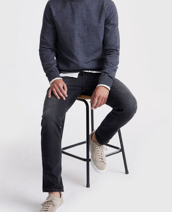 The john pullover merino antraciet