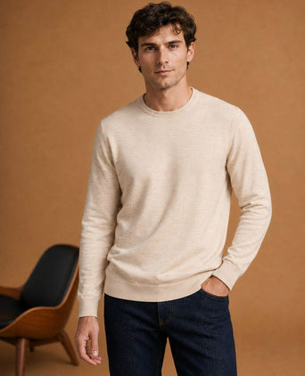 The john pullover merino ecru