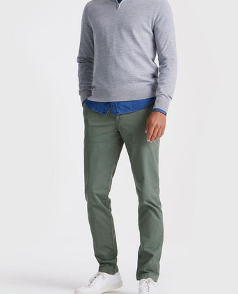The michael halve rits pull merino grijs