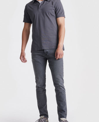 The James poloshirt antraciet