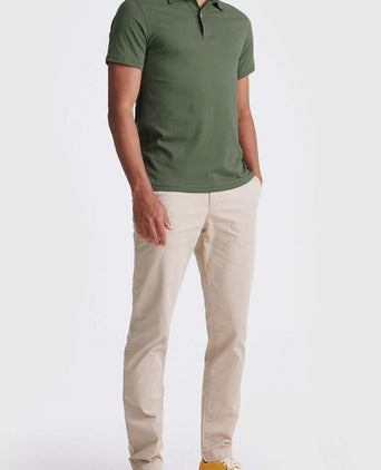 The James poloshirt groen
