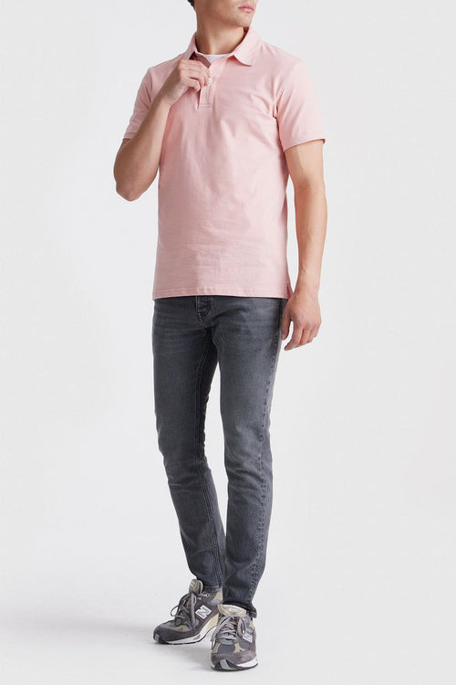 The James poloshirt roze