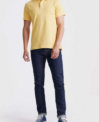 The James poloshirt geel