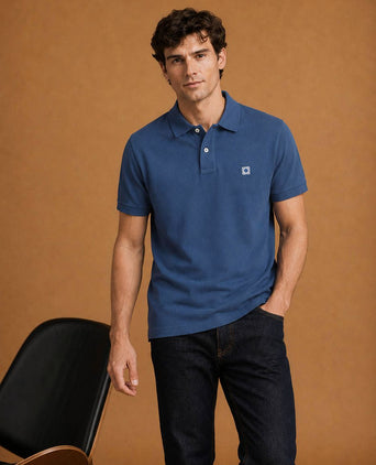 The rene poloshirt indigo