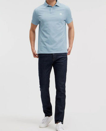 The rene poloshirt lichtblauw