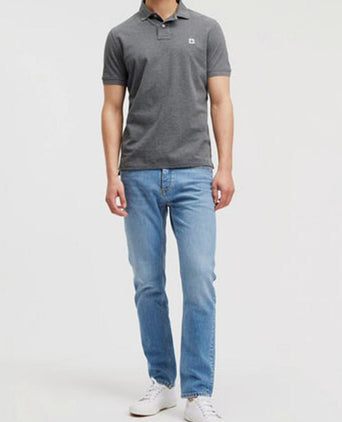 The rene poloshirt antraciet
