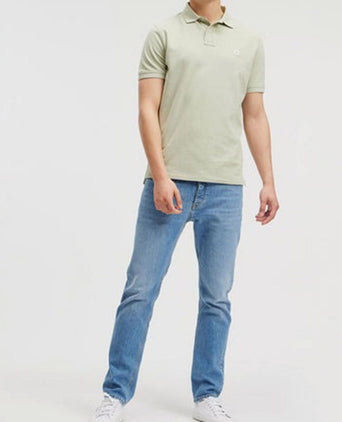 The rene poloshirt sage groen